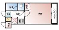 シャトラン弓木三番館の間取り