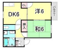 ファミール仁川Ⅱの間取り