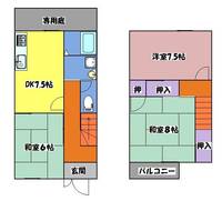 ハイツ深喜の間取り