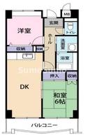 兵庫県神戸市長田区五位ノ池町3丁目(マンション)の賃貸物件の間取り