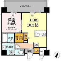 福岡県福岡市博多区美野島3丁目(マンション)の賃貸物件の間取り