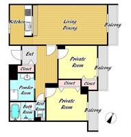 物件の間取り画像