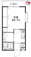 兵庫県神戸市中央区八雲通6丁目(マンション)の賃貸物件の間取り