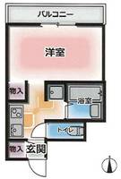 兵庫県神戸市中央区加納町2丁目(マンション)の賃貸物件の間取り