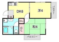 兵庫県神戸市須磨区須磨寺町1丁目(アパート)の賃貸物件の間取り