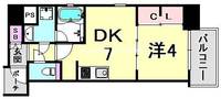 兵庫県神戸市中央区元町通5丁目(マンション)の賃貸物件の間取り