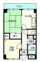 兵庫県神戸市長田区海運町3丁目(マンション)の賃貸物件の間取り