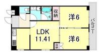 兵庫県尼崎市三反田町3丁目(アパート)の賃貸物件の間取り