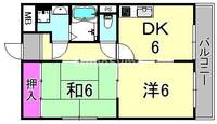兵庫県尼崎市水堂町2丁目(マンション)の賃貸物件の間取り