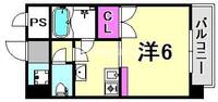 兵庫県尼崎市南武庫之荘3丁目(マンション)の賃貸物件の間取り