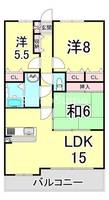 兵庫県神戸市東灘区魚崎南町5丁目(マンション)の賃貸物件の間取り