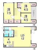 物件の間取り画像