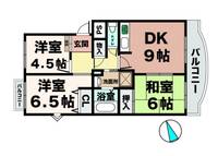 シャトラン高月の間取り