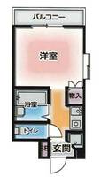 兵庫県神戸市中央区加納町2丁目(マンション)の賃貸物件の間取り