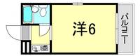 兵庫県神戸市東灘区御影中町6丁目(マンション)の賃貸物件の間取り