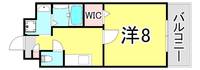 兵庫県神戸市須磨区車(マンション)の賃貸物件の間取り