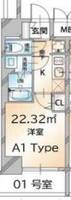 兵庫県神戸市中央区下山手通5丁目(マンション)の賃貸物件の間取り
