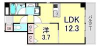 CASA MADONNA Ⅶの間取り