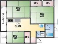 五位ノ池南ビルの間取り