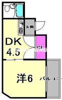 兵庫県尼崎市立花町3丁目(マンション)の賃貸物件の間取り