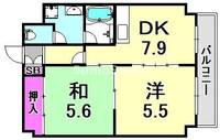 兵庫県尼崎市南塚口町3丁目(マンション)の賃貸物件の間取り