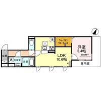 兵庫県神戸市東灘区森北町1丁目(アパート)の賃貸物件の間取り