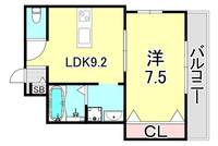 フローレス岡本の間取り