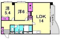 物件の間取り画像