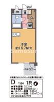 兵庫県芦屋市三条町(マンション)の賃貸物件の間取り