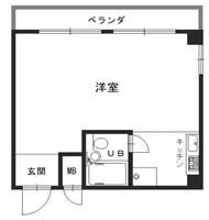 兵庫県神戸市中央区元町通6丁目(マンション)の賃貸物件の間取り