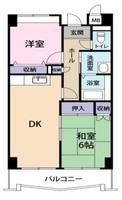 兵庫県神戸市長田区五位ノ池町3丁目(マンション)の賃貸物件の間取り