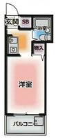 兵庫県神戸市兵庫区東山町4丁目(マンション)の賃貸物件の間取り