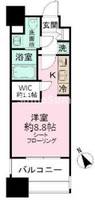 福岡県福岡市東区馬出2丁目(マンション)の賃貸物件の間取り