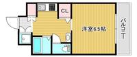 兵庫県神戸市長田区松野通4丁目(マンション)の賃貸物件の間取り