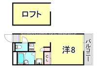 兵庫県尼崎市南塚口町2丁目(アパート)の賃貸物件の間取り
