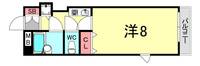 兵庫県神戸市東灘区御影郡家2丁目(マンション)の賃貸物件の間取り