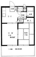 兵庫県神戸市長田区久保町7丁目(アパート)の賃貸物件の間取り
