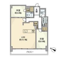 兵庫県神戸市中央区新港町(マンション)の賃貸物件の間取り