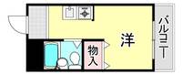 兵庫県神戸市東灘区本山北町3丁目(マンション)の賃貸物件の間取り