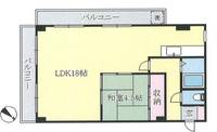 兵庫県神戸市長田区菅原通5丁目(マンション)の賃貸物件の間取り