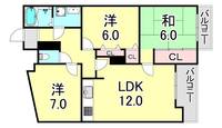 物件の間取り画像