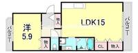 兵庫県尼崎市大庄西町4丁目(マンション)の賃貸物件の間取り