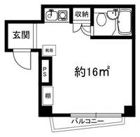 兵庫県神戸市灘区深田町1丁目(マンション)の賃貸物件の間取り