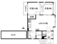 兵庫県神戸市長田区平和台町2丁目(マンション)の賃貸物件の間取り
