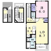 物件の間取り画像