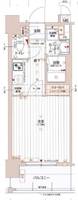 大阪府大阪市西区本田1丁目(マンション)の賃貸物件の間取り