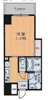 大阪府大阪市中央区南船場1丁目の賃貸マンションの間取り