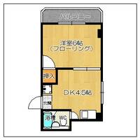 福岡県福岡市中央区春吉1丁目(マンション)の賃貸物件の間取り
