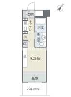 福岡県福岡市博多区祇園町(マンション)の賃貸物件の間取り