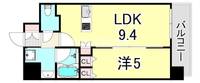 兵庫県尼崎市東難波町5丁目(マンション)の賃貸物件の間取り